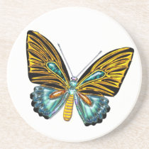 Bling Bling Butterfly Drink Coasters