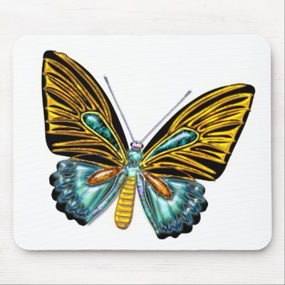 Bling Bling Butterfly mouse pads