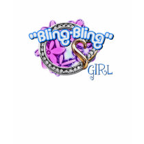 bling bling girl... t-shirts