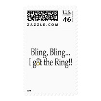 Bling Bling I Got The Ring postage by CelebrationZazzle Bling Bling I Got The Ring postage