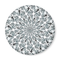 Bling-bling pattern magnets