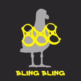 Bling Bling Seagull t-shirt shirt