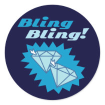 Bling Bling Round Sticker
