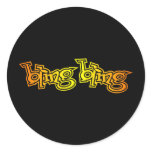 Bling Bling Round Sticker