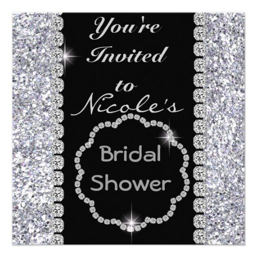 ... invitation bling bling bridal shower invitation is elegant classy