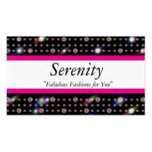 Bling Diamond 100 Business Card
