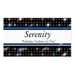 Bling Diamond B200-Double Blue Business Card