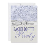 bling glam and glitz bachelorette party personalized invitations