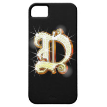 Bling Monogram D iPhone 5 Case