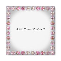 Bling Picture Frame!  Add your own picture. magnets