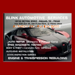 BLINK AUTOMOTIVE  10739 METRIC DRIVE Dallas business cards