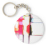 "Blink" Digital Abstract Keychain