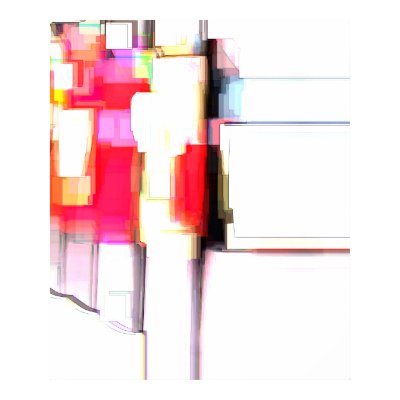 "Blink" Digital Abstract Poster by RLMdesignes