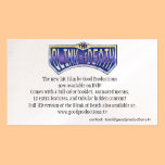 Blink of Death DVD Card business cards