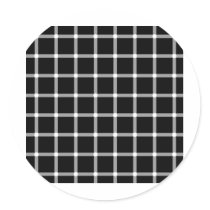 Blinking Dots - Optical Illusion Round Sticker