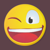 Blinking Smile magnets