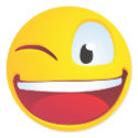 Blinking Smile stickers