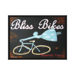 Bliss Bikes Wrapped Canvas by Biddybrain Gallery Wrapped Canvas