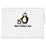 Bliss is being a Dad Penguin Cards