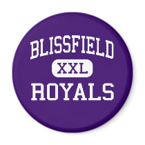 Blissfield - Royals - High - Blissfield Michigan magnets