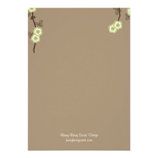 Blissful Blossoms Baby Shower Invitation