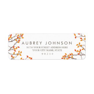 Blissful Branches Address Labels