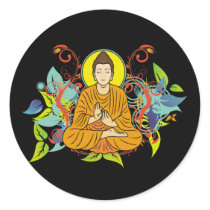Blissful Buddha stickers by BuddhaGifts Blissful Buddha stickers
