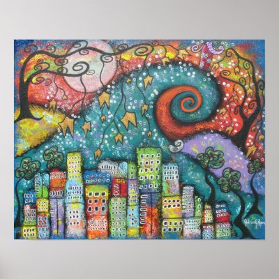 Blissful Isolation Print by juliryan