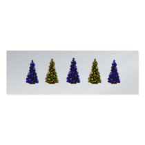 Blissfull Purple and Gold Greetings Christmas Tags business cards by HolidayFun Blissfull Purple and Gold Greetings Christmas Tags business cards