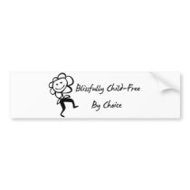 Blissfully Child-Free Bumper Stickers
