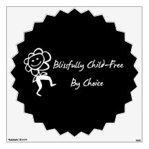 Blissfully Child-Free Wall Skin