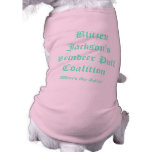 Blitzen Jackson's Reindeer Pull Coalition Pet T Shirt