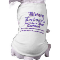 Blitzen Jacksons Reindeer Pull Coalition Dog T Shirt