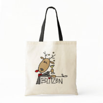 Blitzen Reindeer Christmas Tshirts and Gifts bags