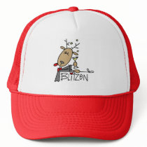 Blitzen Reindeer Christmas Tshirts and Gifts hats