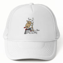 Blitzen Reindeer Christmas Tshirts and Gifts hats