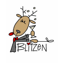 Blitzen Reindeer T-shirts and Gifts