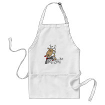 Blitzen Reindeer T-shirts and Gifts aprons