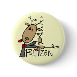 Blitzen Reindeer T-shirts and Gifts Pinback Buttons