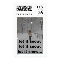 blizzard'06, let it snow, let it snow, let it s... postage stamp