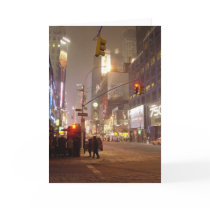Blizzard in the City Blank Card by jenpompa Blizzard in the City Blank Card