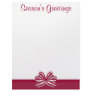 Blizzard Tiny Dots Christmas Letterhead