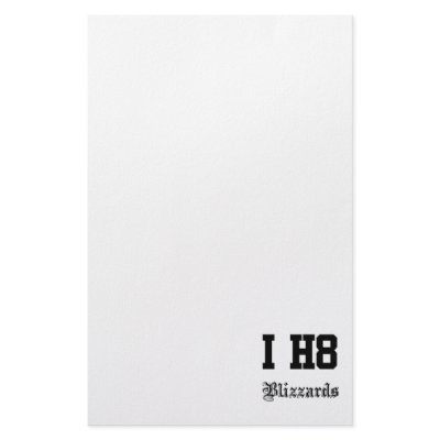 blizzards stationery paper by ih8designs
