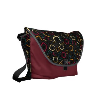 Bloat Squares Pattern rickshawmessengerbag