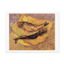 Bloaters on Yellow Paper, Vincent van Gogh Post Card