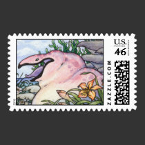 Blob bird postage postage