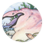 Blob bird sticker