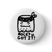 Blob Rock Pin