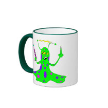 Blobby alien mugs