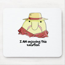 Blobfish on vacation mouse pads